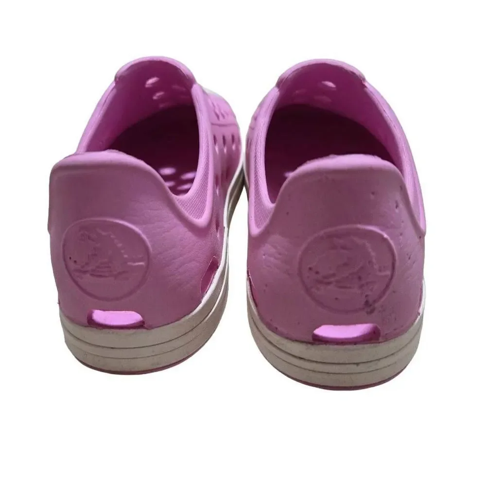 Crocs Girls Bump It Shoe Carnation/Oyster/pink Size US C12